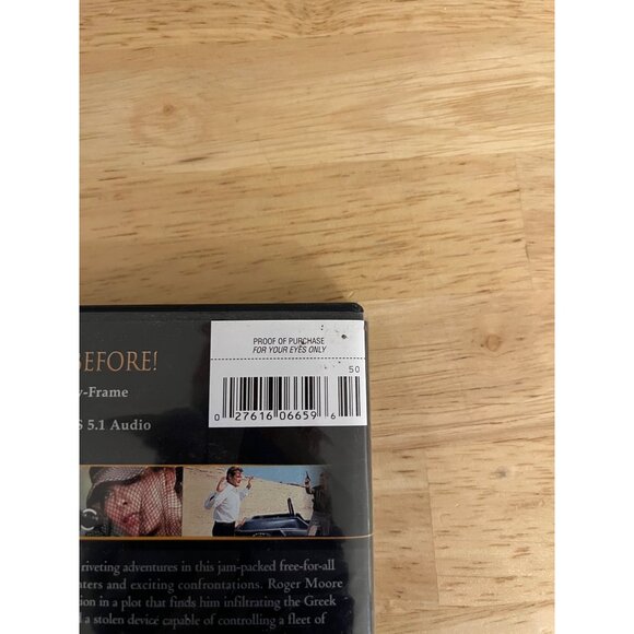 For Your Eyes Only 1981 DVD Roger Moore James Bond Action Thriller Pre-Owned - Picture 4 of 4